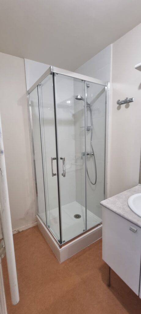 Douche après travaux